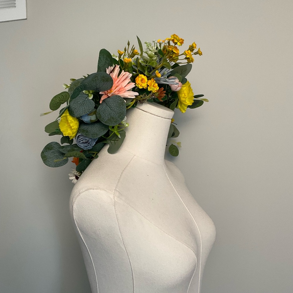 Midsommar Inspired, Custom Handmade Floral Headpiece - Picture 6 of 6